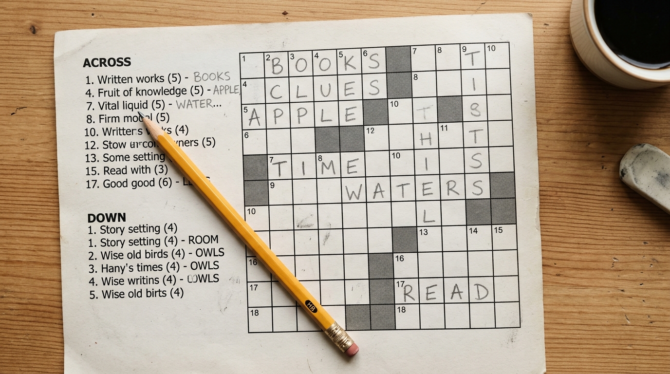 mini crossword first pass illustration for Crossword Mini